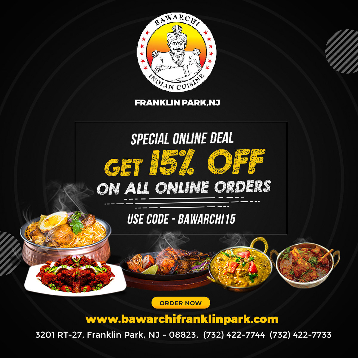 Special Online Deal!! Get 15% off